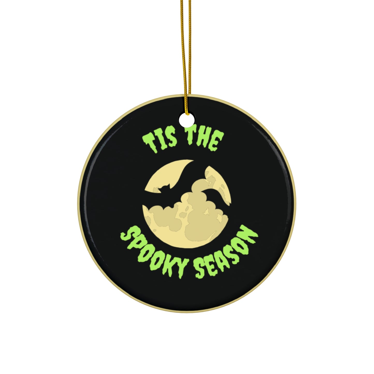 Spooky Season Ceramic Ornament