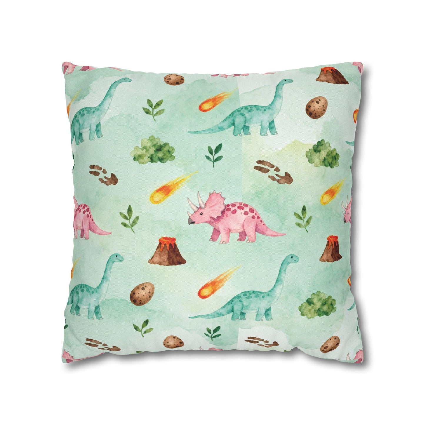 Spun Polyester Square Pillowcase